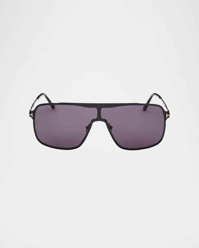 Zappa Metal and Acetate Aviator Sunglasses